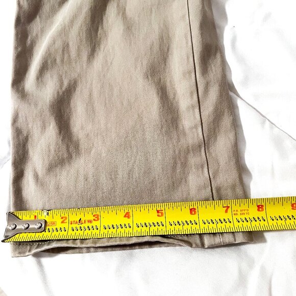 Polo Ralph Lauren Pants 32x32 Tan Khaki Varick Slim Straight Stretch Chino - Picture 15 of 15